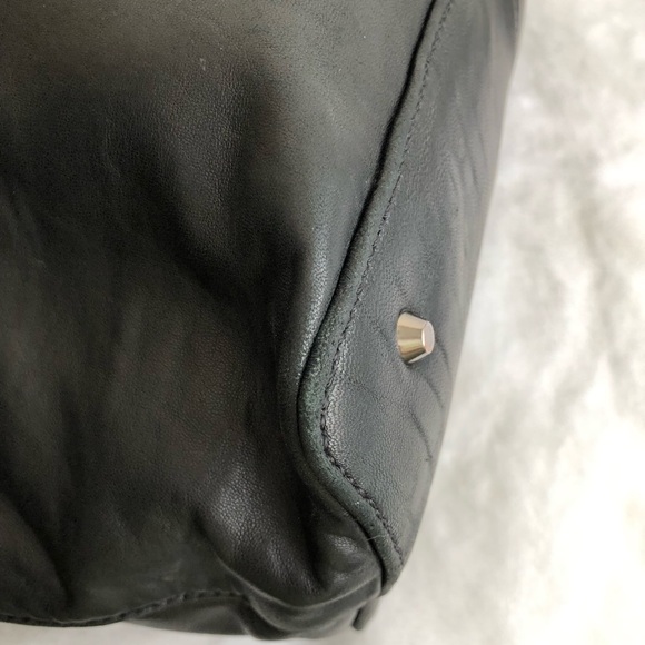 DKNY Tote Black Leather Handbag/Purse - Picture 10 of 14